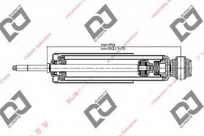 DJ PARTS ds1582ht -  Амортизатор
